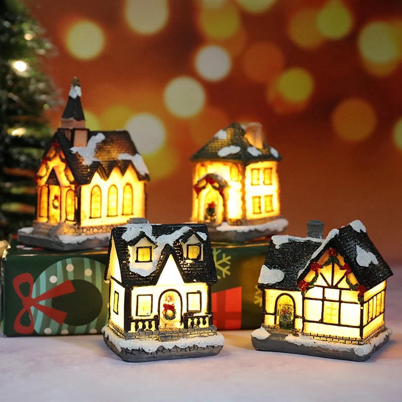 Christmas House Light Decoration – Battery-Powered Night Light