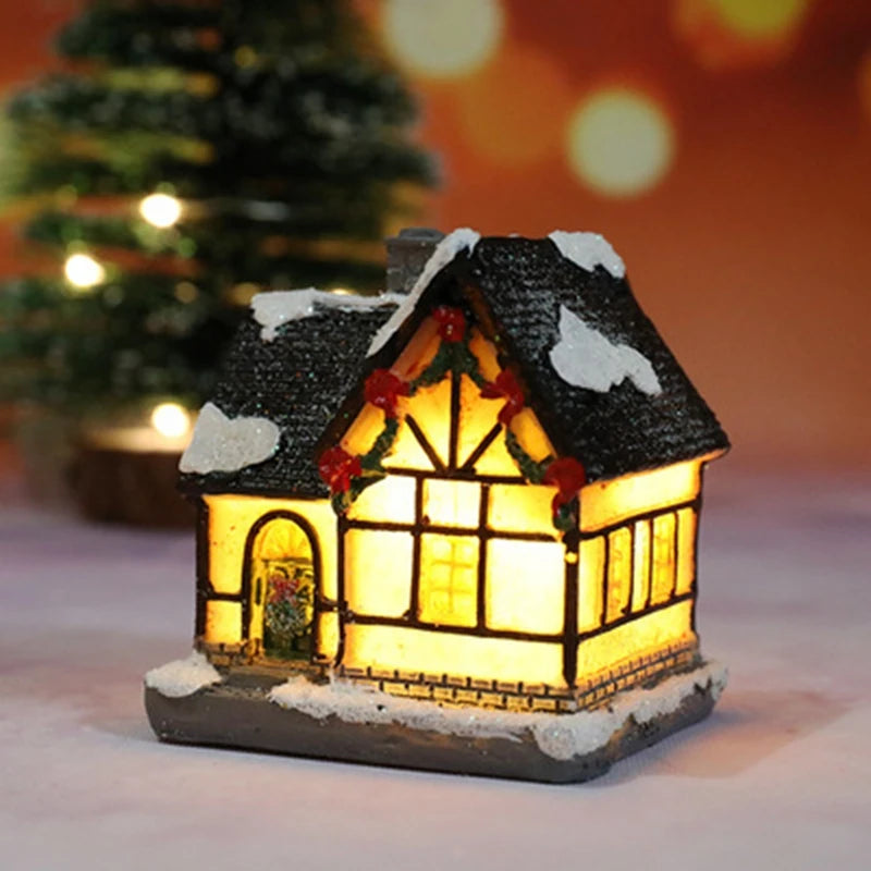 Christmas House Light Decoration – Battery-Powered Night Light