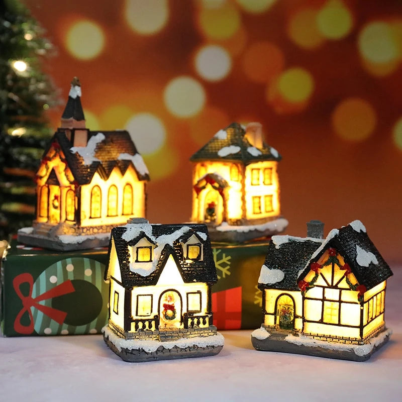 Christmas House Light Decoration – Battery-Powered Night Light