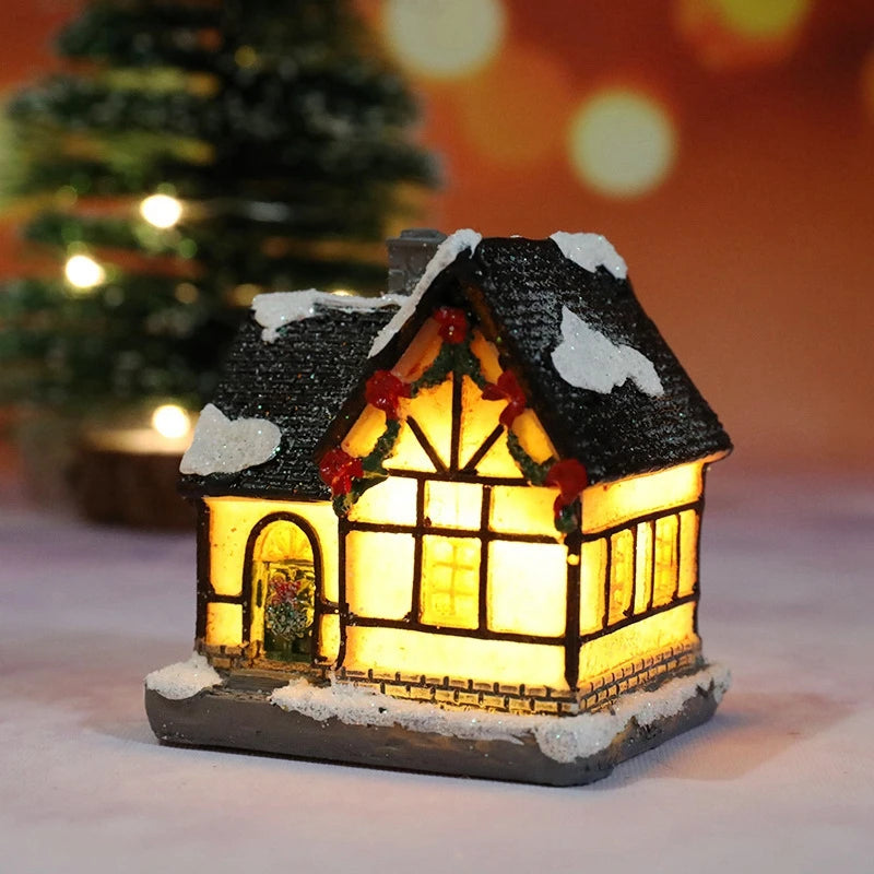 Christmas House Light Decoration – Battery-Powered Night Light