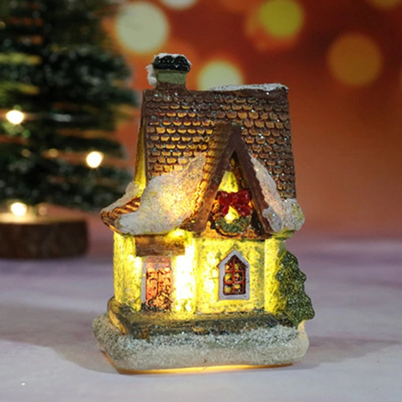 Christmas House Light Decoration – Battery-Powered Night Light