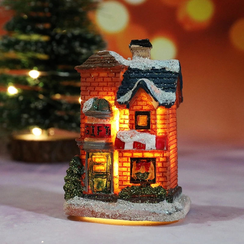 Christmas House Light Decoration – Battery-Powered Night Light