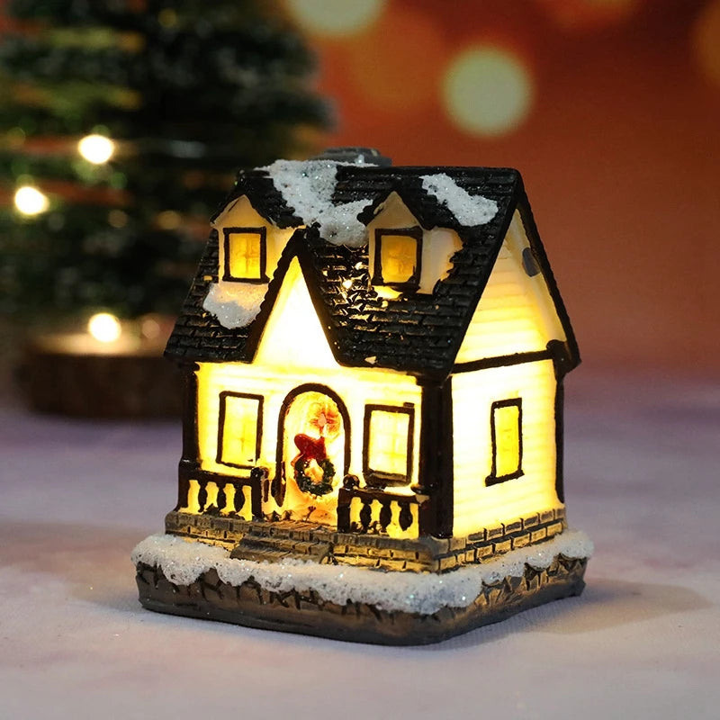 Christmas House Light Decoration – Battery-Powered Night Light