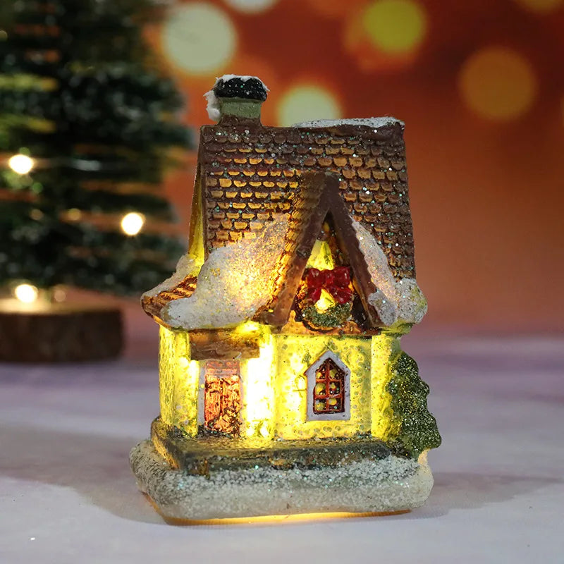 Christmas House Light Decoration – Battery-Powered Night Light