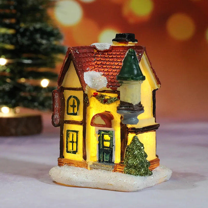 Christmas House Light Decoration – Battery-Powered Night Light
