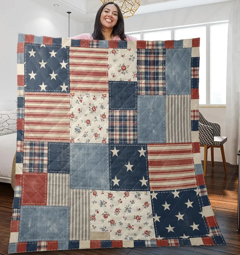 Spooky Halloween Ghost Quilt Blanket