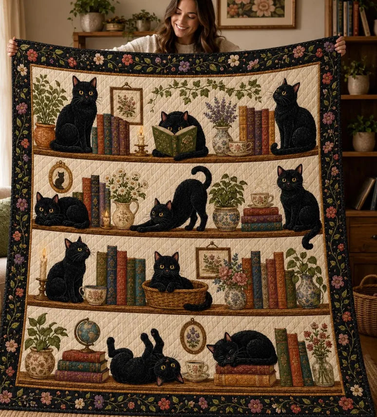 Spooky Halloween Ghost Quilt Blanket