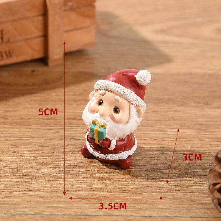 Christmas Resin Family Small Animal Ornaments