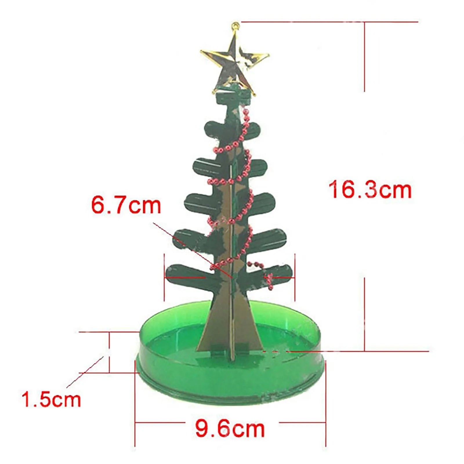 Magic Growing Christmas Tree Crystal Paper Decoration