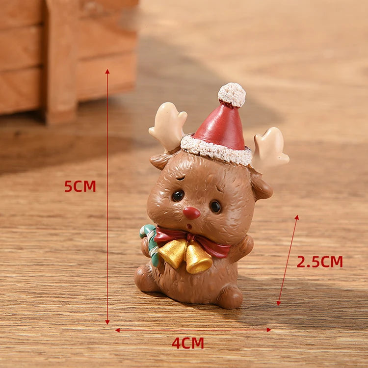 Christmas Resin Family Small Animal Ornaments