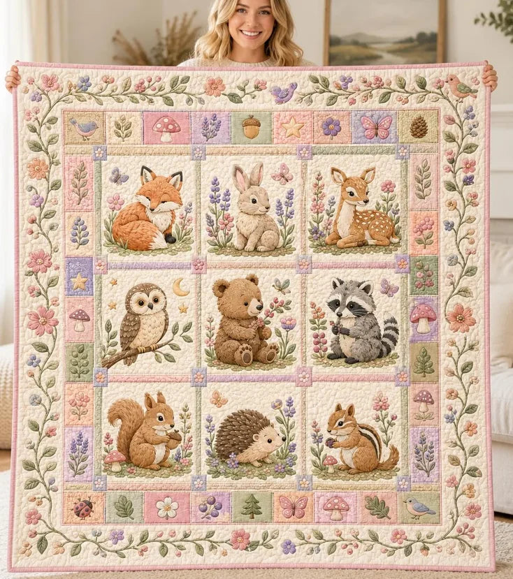Spooky Halloween Ghost Quilt Blanket