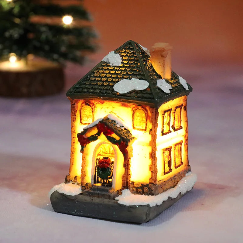 Christmas House Light Decoration – Battery-Powered Night Light