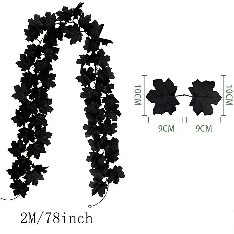 1.2M Autumn Maple Leaf Garland