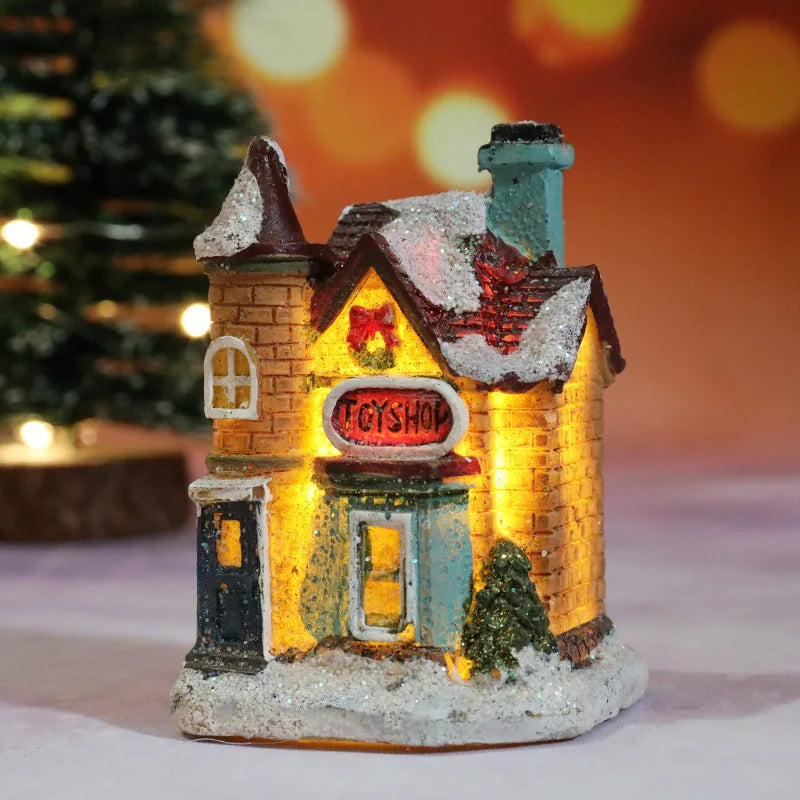 Christmas House Light Decoration – Battery-Powered Night Light
