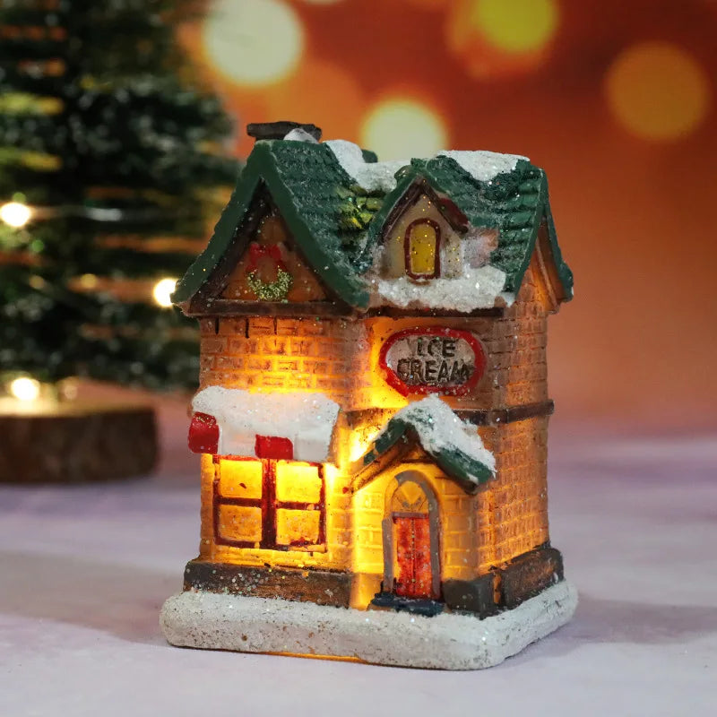 Christmas House Light Decoration – Battery-Powered Night Light