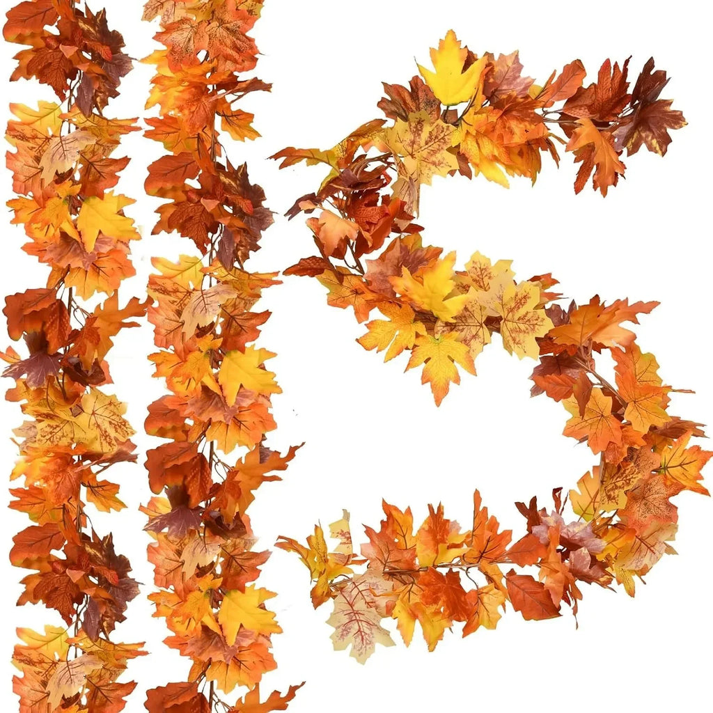 1.2M Autumn Maple Leaf Garland
