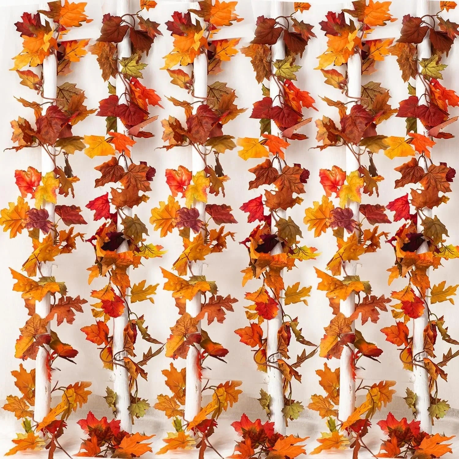 1.2M Autumn Maple Leaf Garland