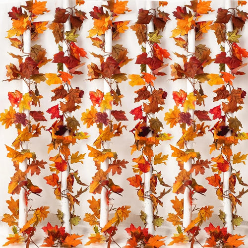 1.2M Autumn Maple Leaf Garland