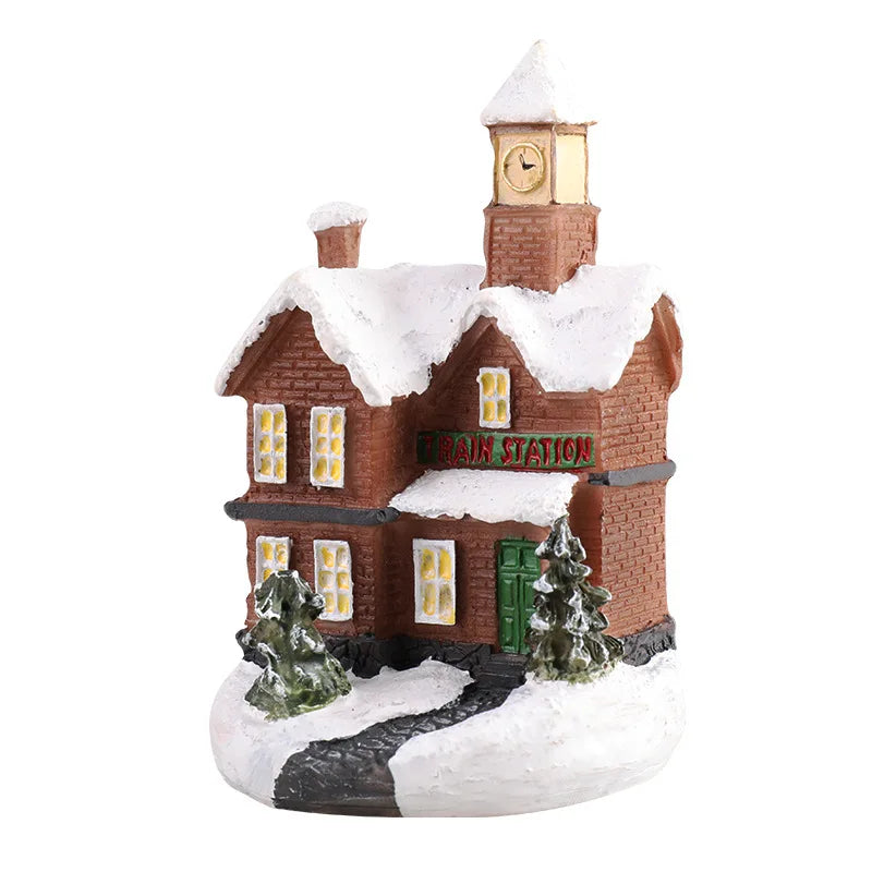 Christmas House Light Decoration – Battery-Powered Night Light
