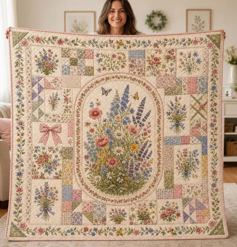 Spooky Halloween Ghost Quilt Blanket