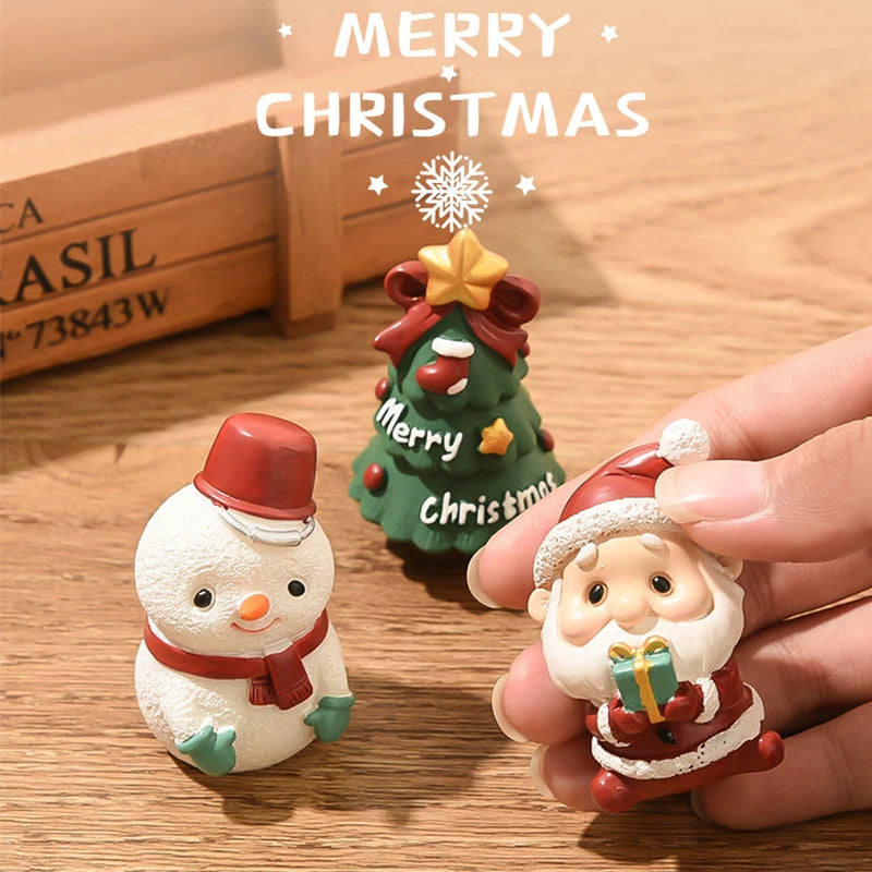 Christmas Resin Family Small Animal Ornaments