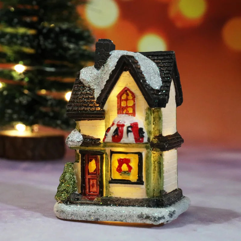 Christmas House Light Decoration – Battery-Powered Night Light